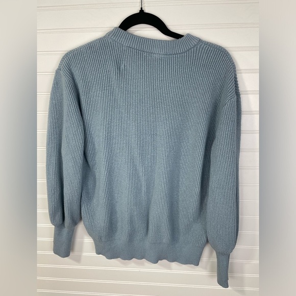 Workshop Blue Sweater Medium Women’s - Picture 4 of 7